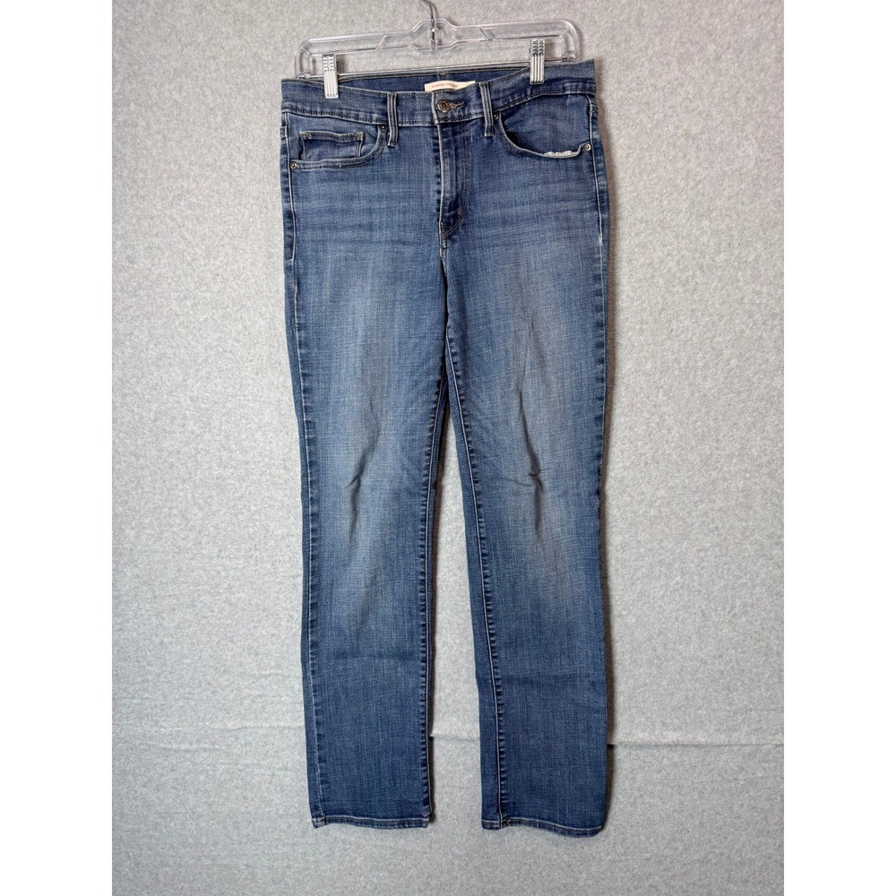 Levi's Jeans Men's 30/32 Slimming Straight Denim‎ Blue Wash Comfort Stretch